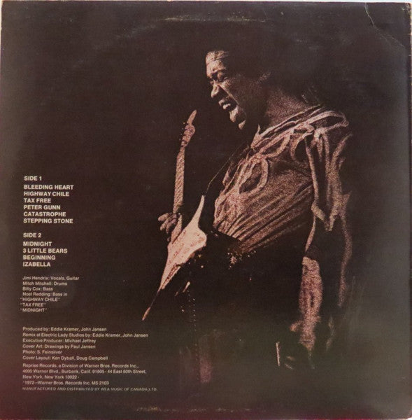 Jimi Hendrix – War Heroes - 1972 Original