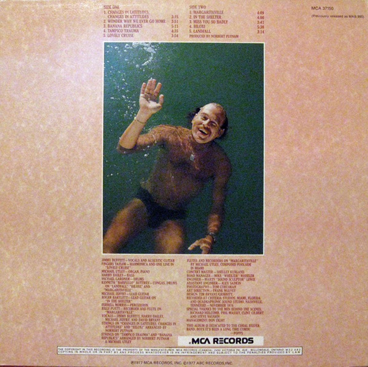 Jimmy Buffett – Changes In Latitudes, Changes In Attitudes - 1980 VinylPursuit.com