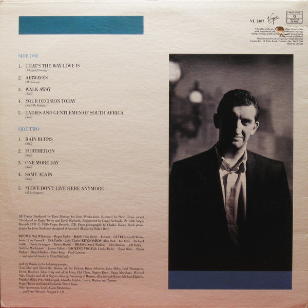 Jimmy Nail – Take It Or Leave It -  1986 Original Pressing