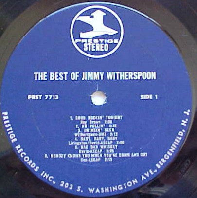 Jimmy Witherspoon – The Best Of Jimmy Witherspoon US Pressing
