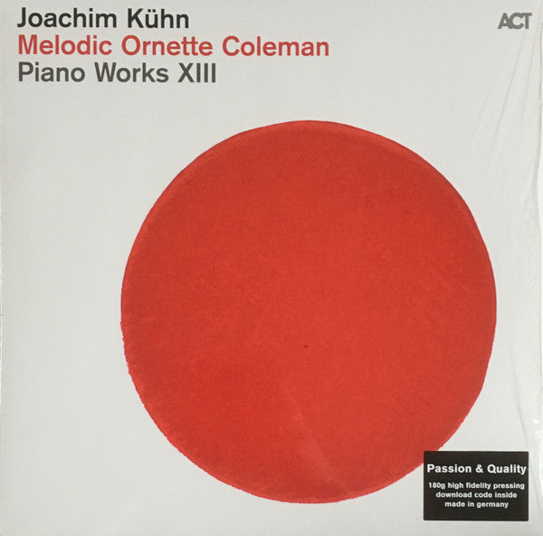 Joachim Kühn – Melodic Ornette Coleman - Piano Works XIII - Original German Pressing
