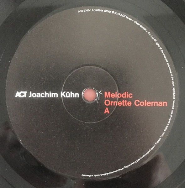 Joachim Kühn – Melodic Ornette Coleman - Piano Works XIII - Original German Pressing