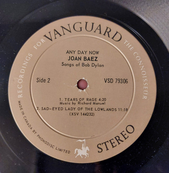 Joan Baez – Any Day Now - 1968 Original, Bargain