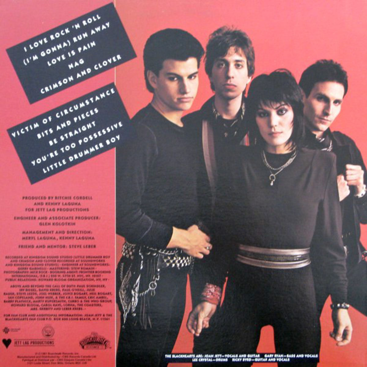 Joan Jett & The Blackhearts – I Love Rock 'N Roll - 1981 VinylPursuit.com