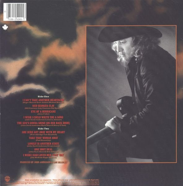 John Anderson – Eye Of A Hurricane - 1984 Original Pressing