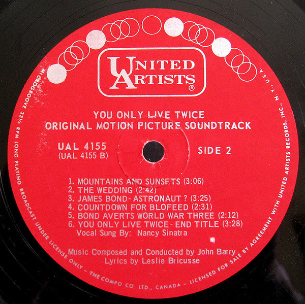 John Barry – You Only Live Twice (Original Motion Picture Soundtrack)