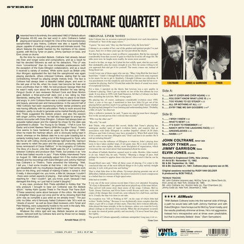 John Coltrane Quartet – Ballads - Limited Edition in Shrinkwrap!