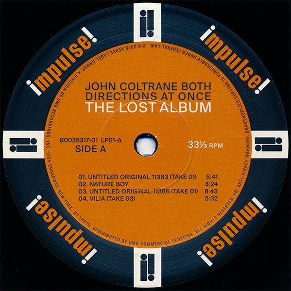 John Coltrane – Both Directions At Once The Lost Album - Original US Mono Pressing