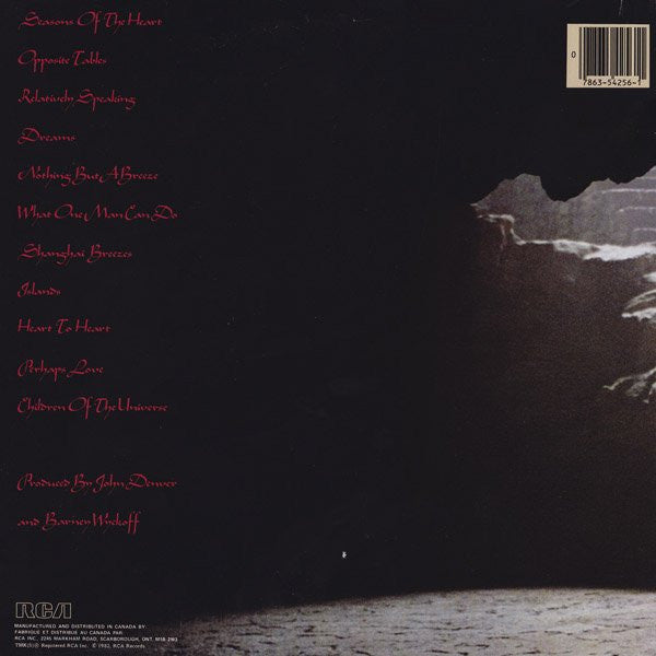 John Denver – Seasons Of The Heart - 1982 Original in Shrinkwrap - Vinyl Pursuit Inc
