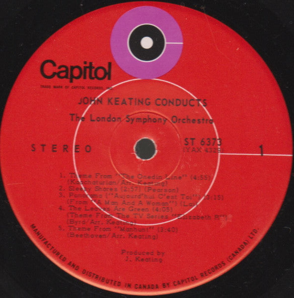 John Keating – John Keating Conducts The London Symphony Orchestra  - 1972