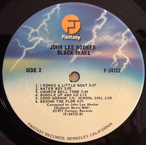 John Lee Hooker – Black Snake -  1977 US Original