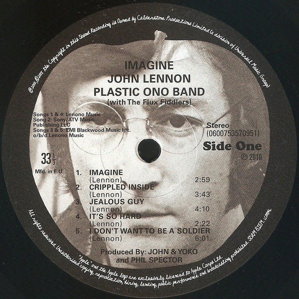 John Lennon – Imagine Europe Pressing