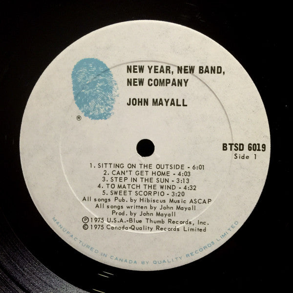John Mayall – New Year, New Band, New Company - 1975 Original