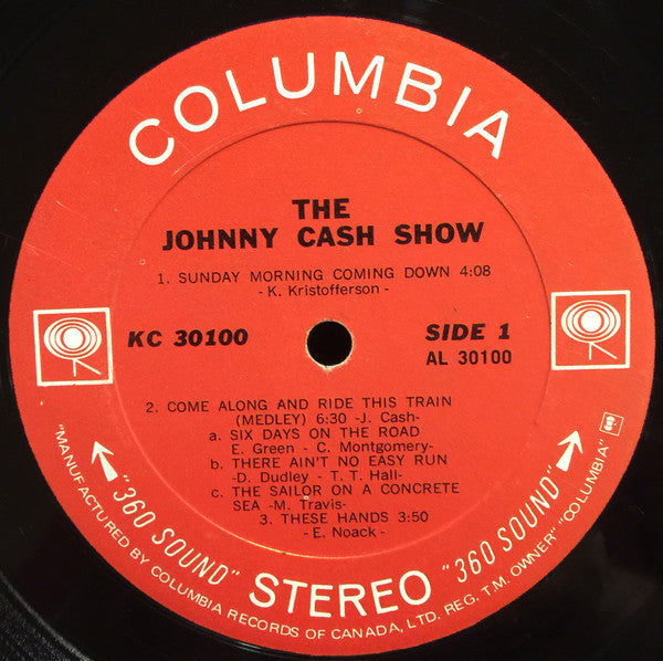 Johnny Cash – The Johnny Cash Show - 1970 Original