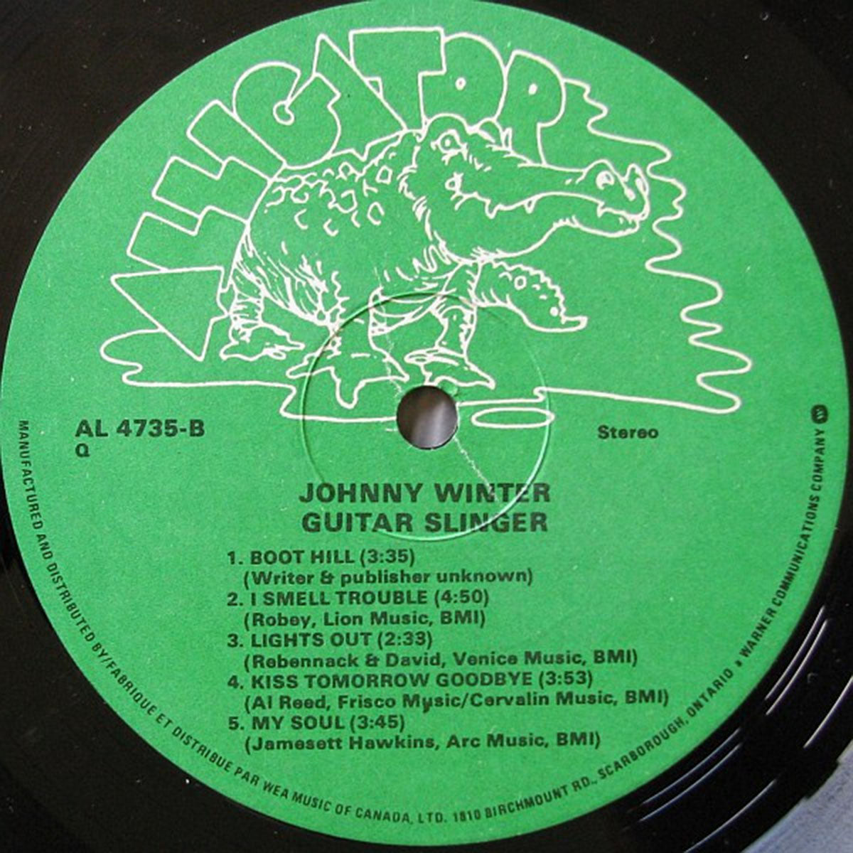 Johnny Winter – Guitar Slinger - 1984!
