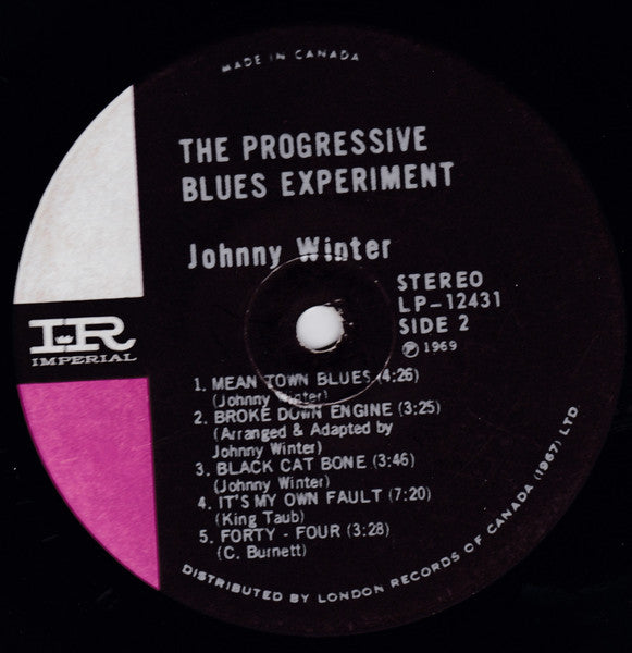 Johnny Winter – The Progressive Blues Experiment