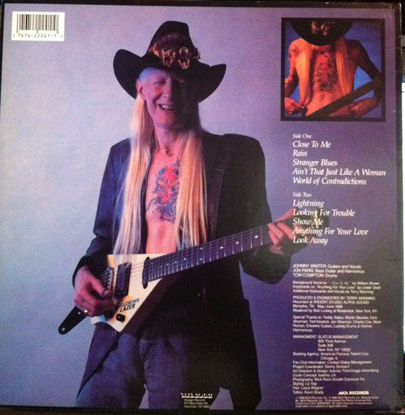 Johnny Winter – The Winter Of '88 - US 1988 Original