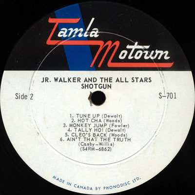 Jr Walker And The All Stars – Shotgun - 1965 Original