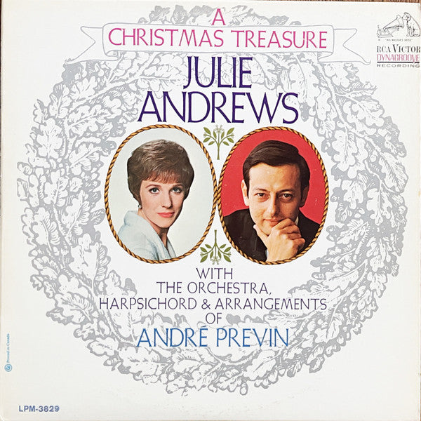 Julie Andrews, André Previn – A Christmas Treasure -  1967 Original Mono Pressing