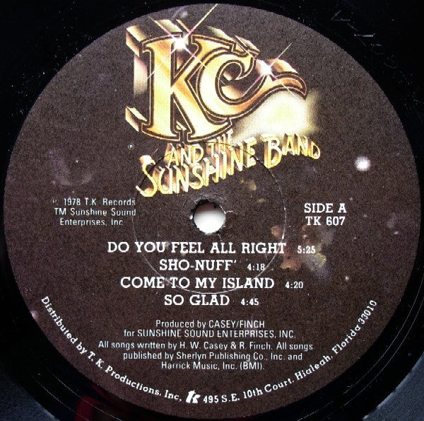KC And The Sunshine Band – Who Do Ya Love US Pressing -Sealed