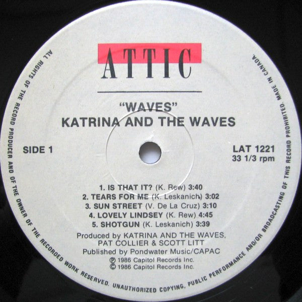 Katrina And The Waves – Waves - 1986 in Shrinkwrap!