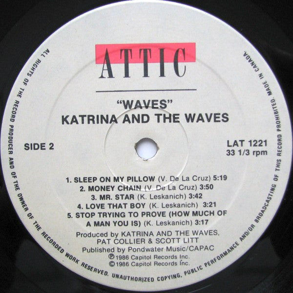 Katrina And The Waves – Waves - 1986 in Shrinkwrap!