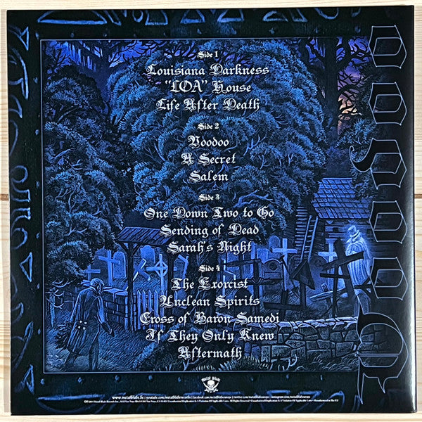 King Diamond – Voodoo US Pressing Limited Edition Clear w/Blue & Black Splatter