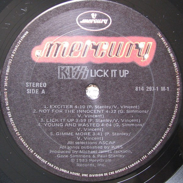 Kiss – Lick It Up - 1983 Original