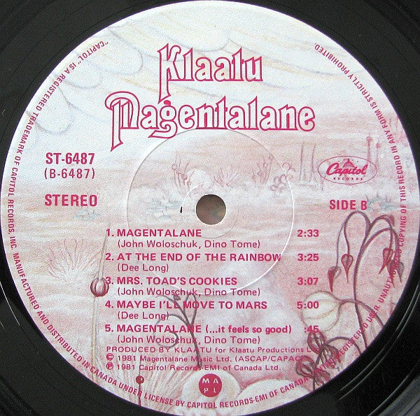 Klaatu – Magentalane VinylPursuit.com