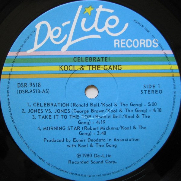 Kool and The Gang – Celebrate! -  1980 Original!