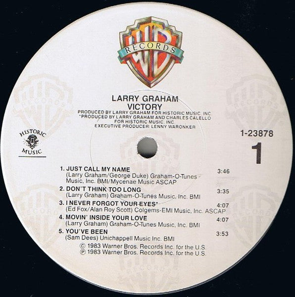 Larry Graham – Victory - 1983 US Original, Sealed!