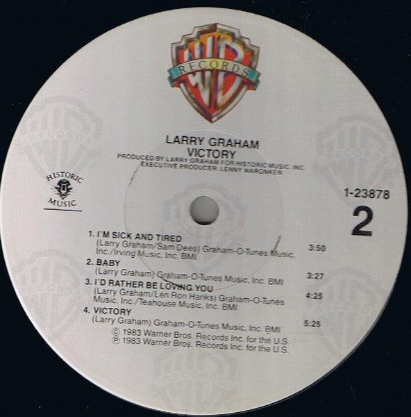 Larry Graham – Victory - 1983 US Original, Sealed!