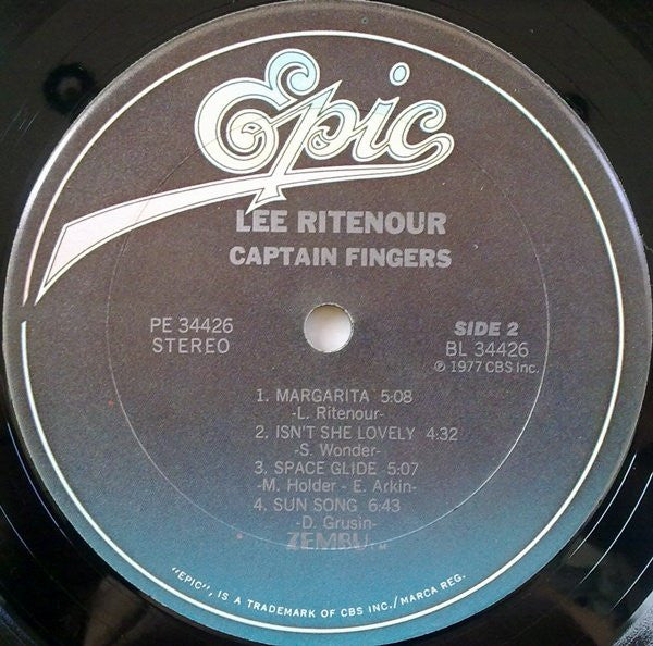Lee Ritenour – Captain Fingers -  1978 US Pressing
