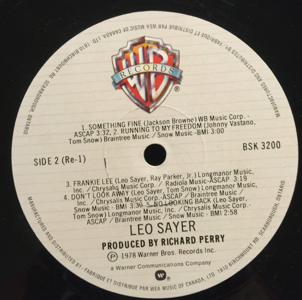 Leo Sayer – Leo Sayer