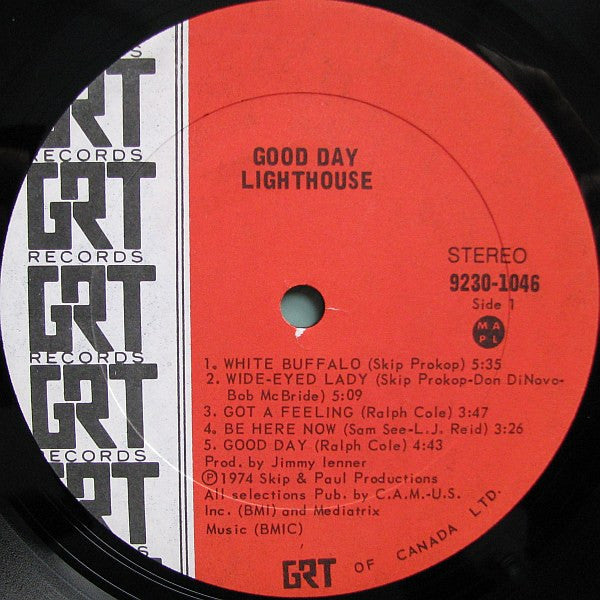 Lighthouse – Good Day - 1974 Pressing