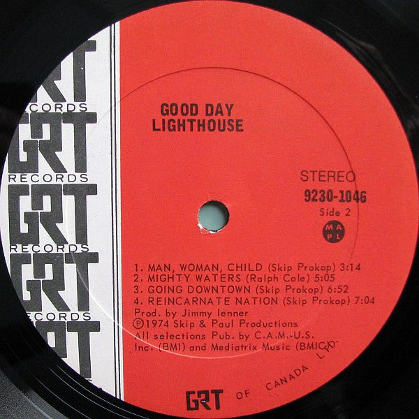 Lighthouse – Good Day - 1974 Pressing