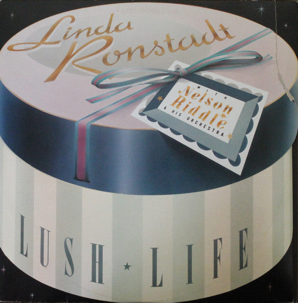 Linda Ronstadt With Nelson Riddle & His Orchestra - Lush Life - 1984 Die-cut cover