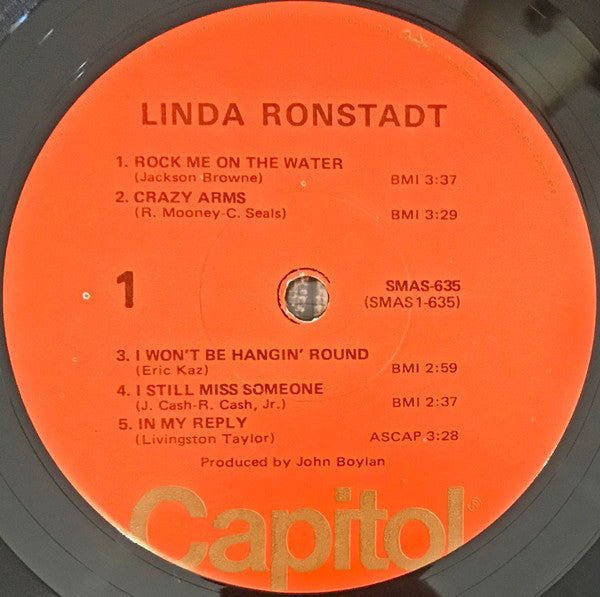 Linda Ronstadt – Linda Ronstadt US Pressing VinylPursuit.com
