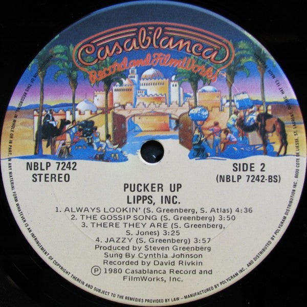 Lipps, Inc. – Pucker Up - 1980