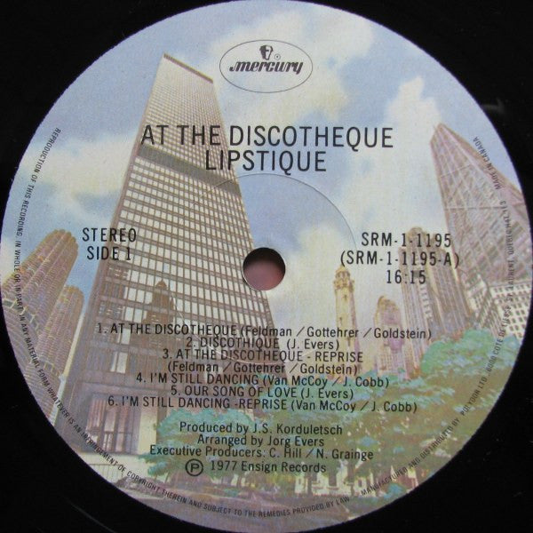 Lipstique – At The Discotheque - 1977 Original Pressing