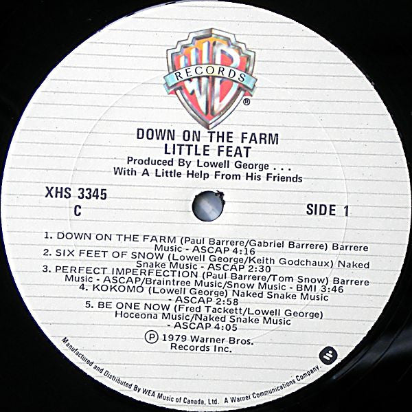 Little Feat – Down On The Farm VinylPursuit.com