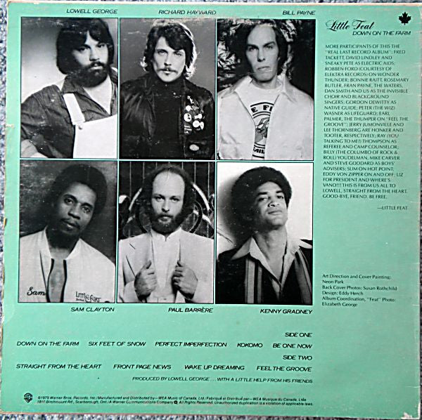 Little Feat – Down On The Farm VinylPursuit.com