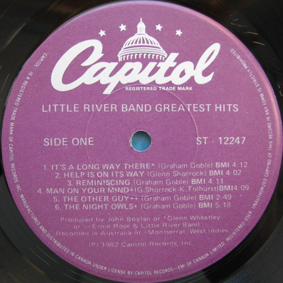 Little River Band – Greatest Hits - 1982 Original!