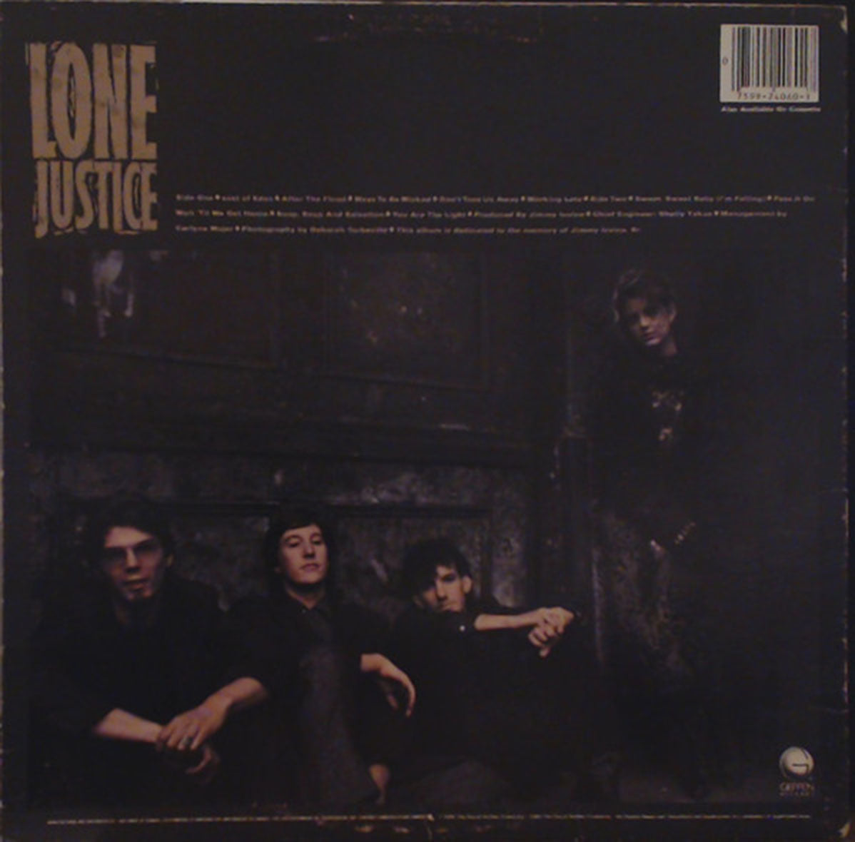 Lone Justice Lone Justice 1985 Original! Vinyl Pursuit Inc