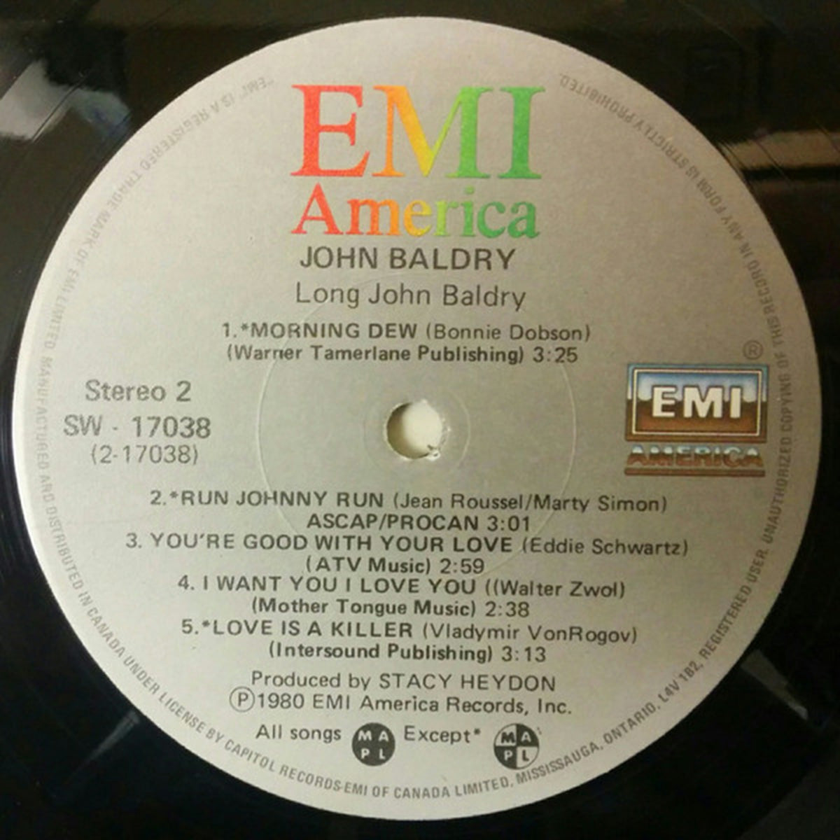 Long John Baldry – Long John Baldry - 1980