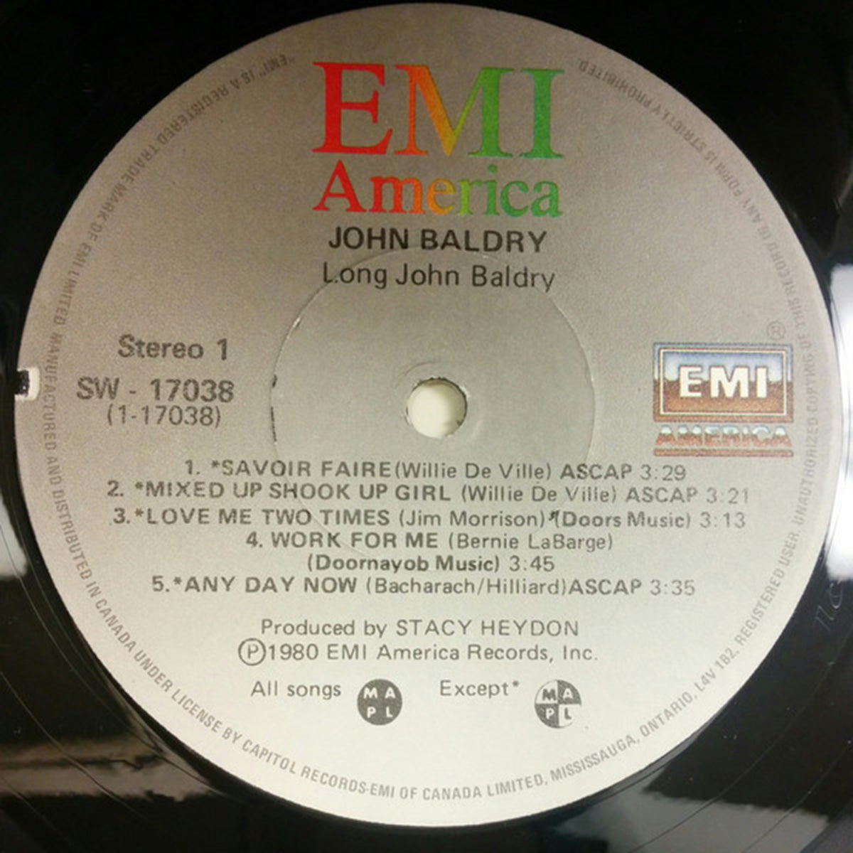 Long John Baldry – Long John Baldry - 1980