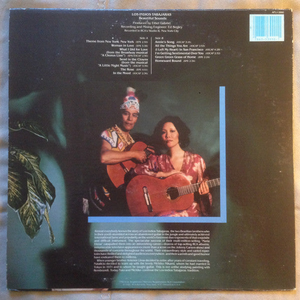 Los Indios Tabajaras – Beautiful Sounds - 1981 US Pressing