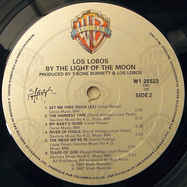 Los Lobos – By The Light Of The Moon - 1987 Vinyl Pursuit Inc