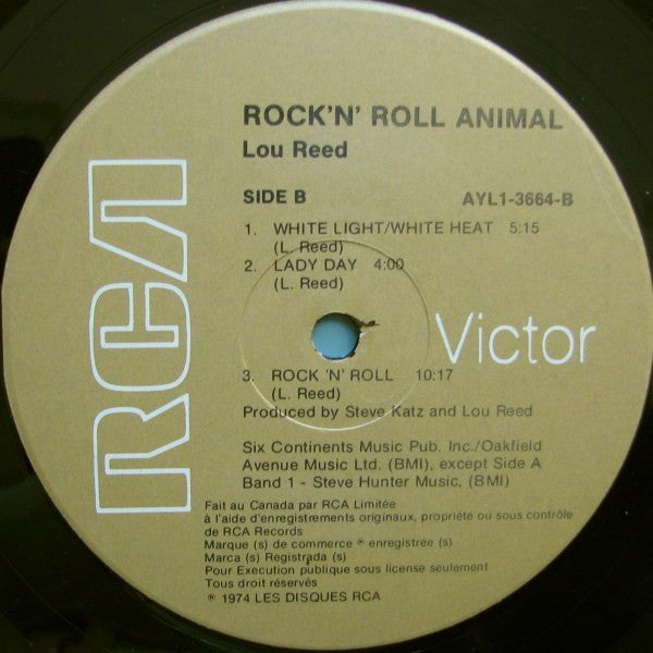 Lou Reed – Rock 'N' Roll Animal - 1980 Pressing