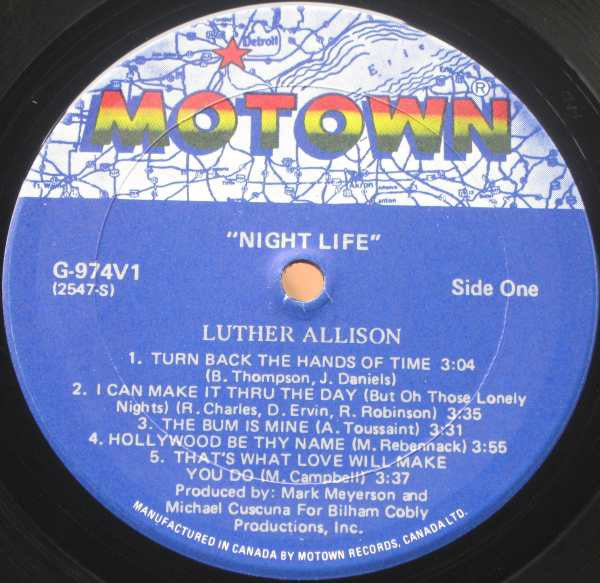 Luther Allison – Night Life - 1976 Original in Shrinkwrap!